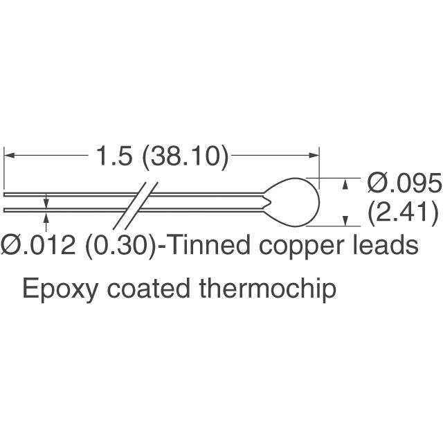 DC95H303W Amphenol Thermometrics  Sensori di temperatura - Termistori NTC